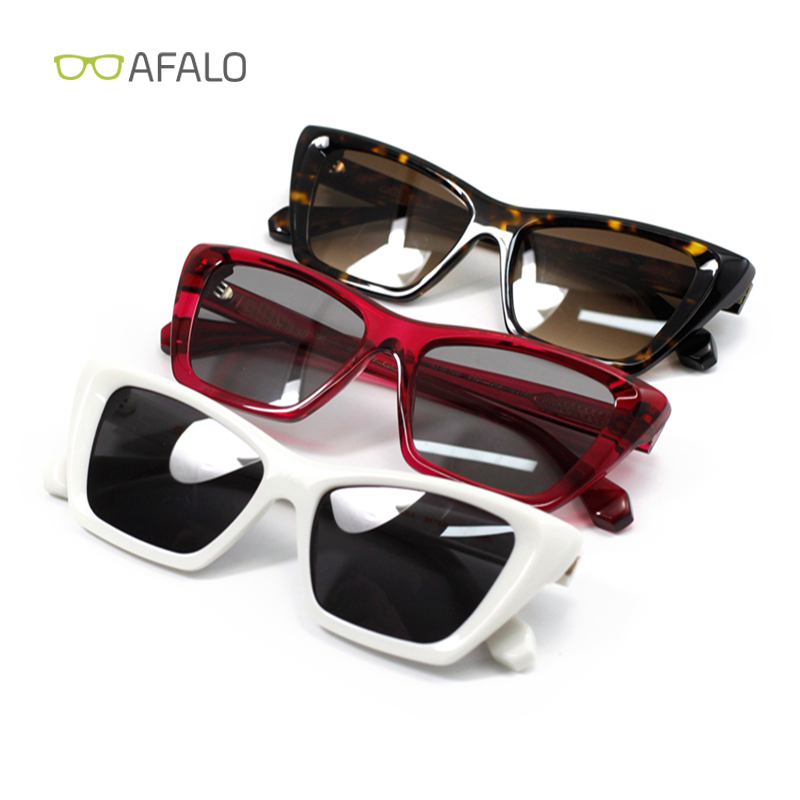 Ladies Cat Eye Fashion Vintage Acetate Customized Women Sunglasses